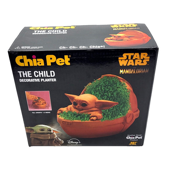 Chia Pet Star Wars The Child Mandalorian Grogu Reusable Planter NEW - Picture 1 of 10